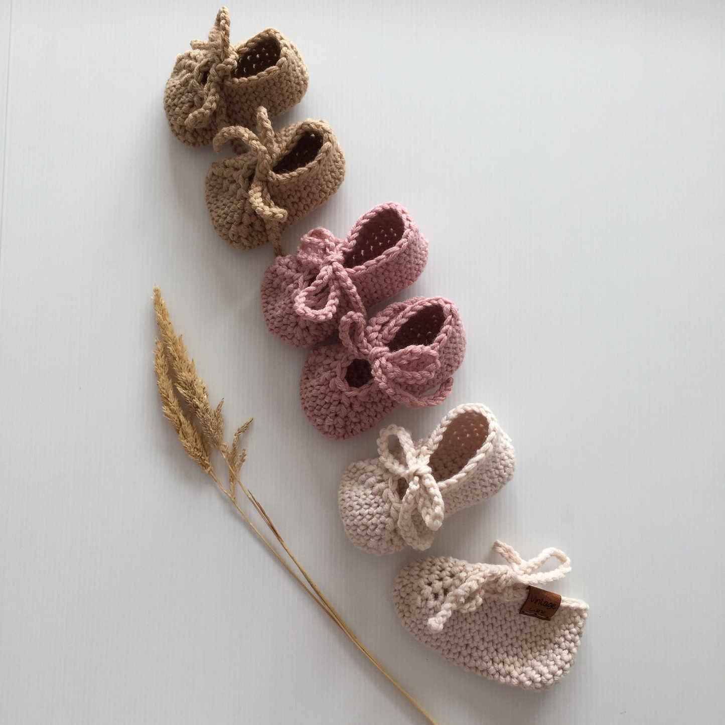 Maia Crochet Booties Pattern